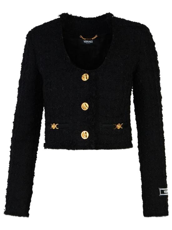 24FW 베르사체 자켓 1015744 1A100961B000 Black