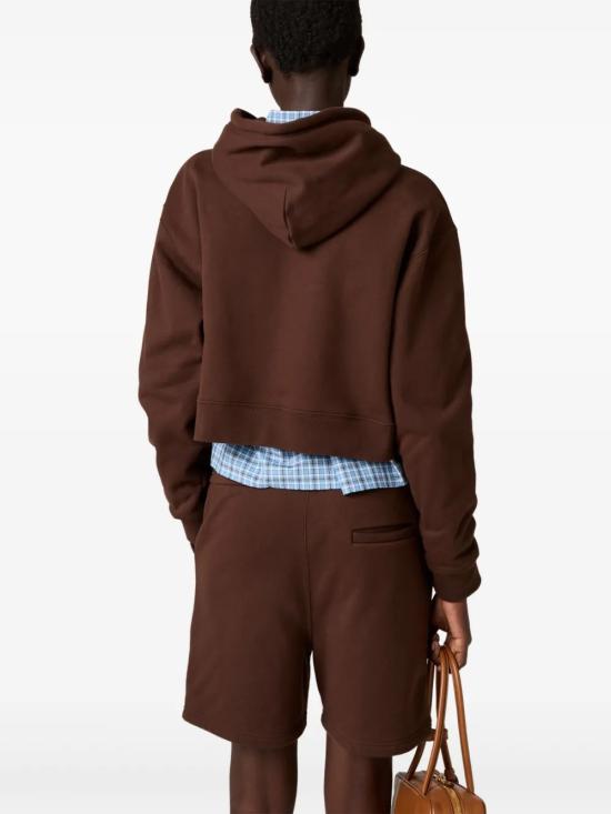 25SS 미우미우 긴팔 티셔츠 MJL025 15AVF0324 Brown - MIU MIU