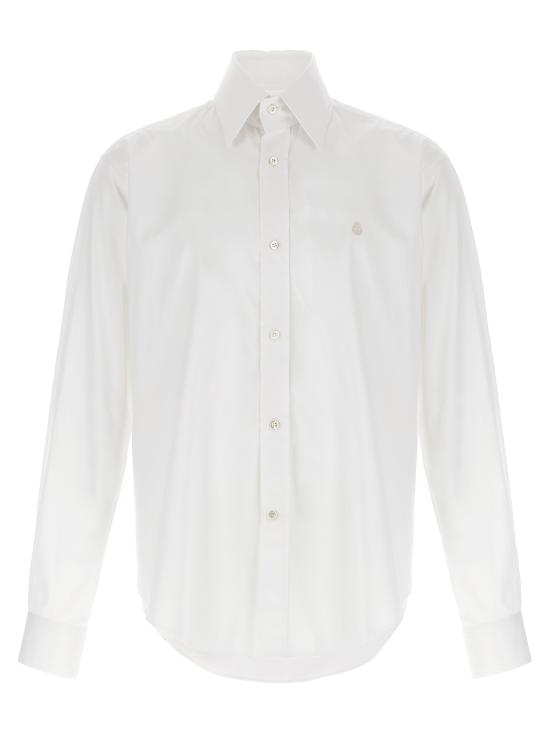 25SS 알렉산더 맥퀸 긴팔 셔츠 809346QNAAX9000 White