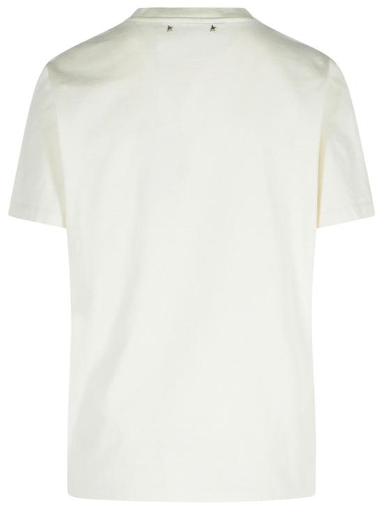 25SS 골든구스 반팔 티셔츠 GWP01220P00188111421 WHITE DOM - GOLDEN GOOSE