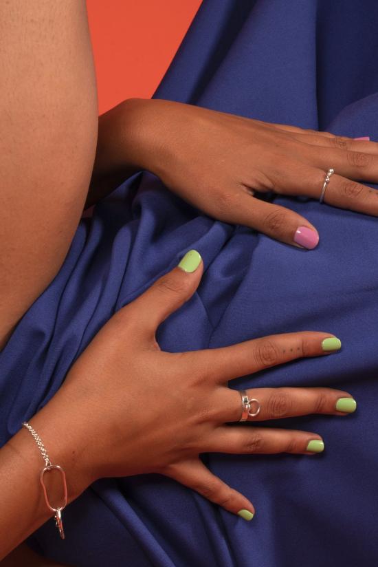  Body Double 반지 바디 더블 본디지 링 실버