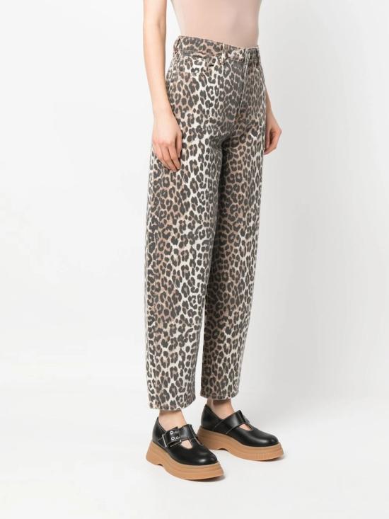 25SS 가니 스트레이트 팬츠 J1184 943 Brown - GANNI