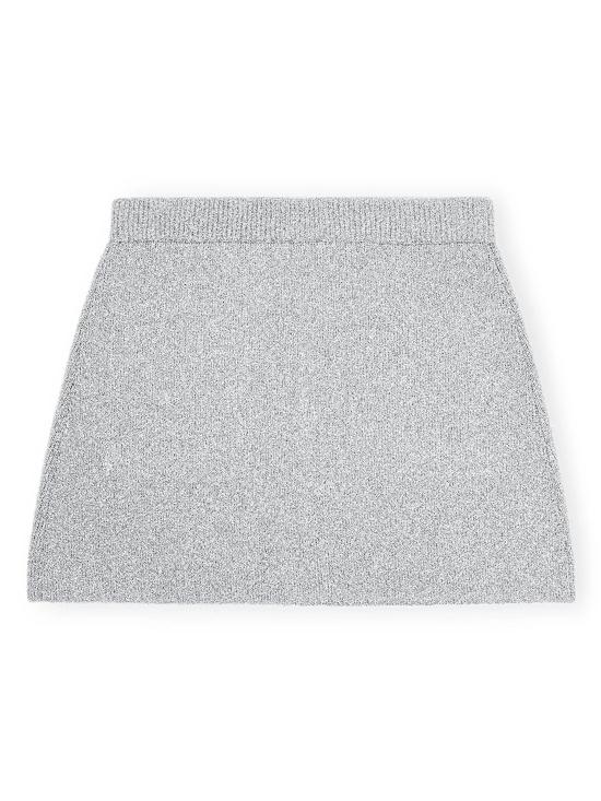 25SS 가니 숏 스커트 K2366 018 Silver - GANNI