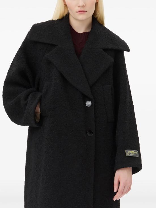 25SS 가니 코트 W0024 099 Black - GANNI