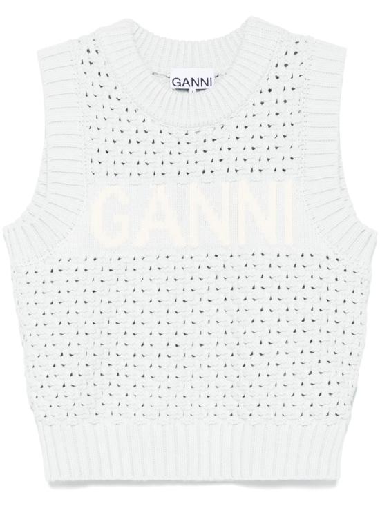 25SS 가니 베스트 K2348 628 Clear Blue