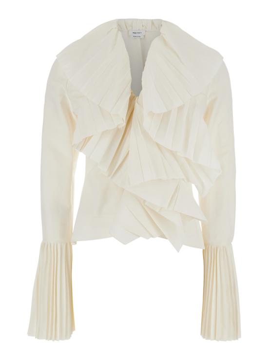 25SS 알렉산더 맥퀸 블라우스 818373QEAF29015 White