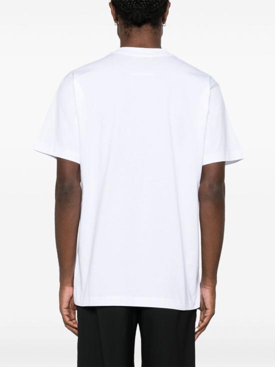 25SS 모스키노 반팔 티셔츠 251ZZJ0723 02411001 White - MOSCHINO