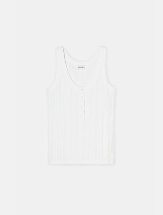 25SS 클로즈드 민소매 티셔츠 C95562 424 22218 - CLOSED