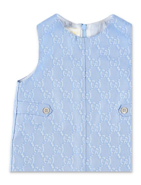 25SS [주니어] 구찌 오버롤 804409XWA3I 4903 Blu - GUCCI