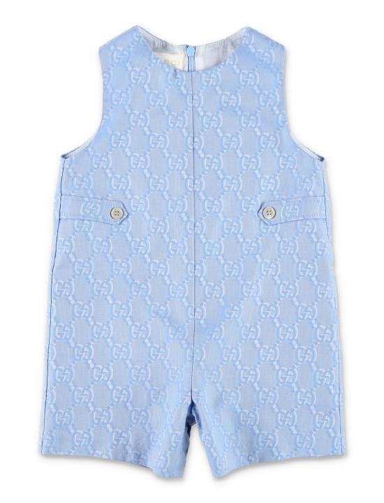 25SS [주니어] 구찌 오버롤 804409XWA3I 4903 Blu