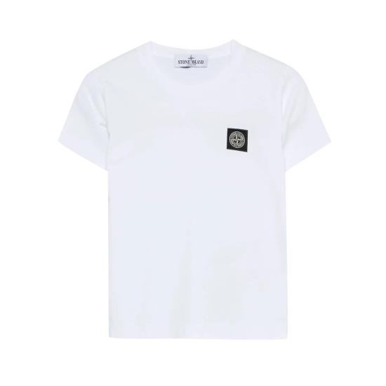 25SS [키즈] 스톤 아일랜드 티셔츠 K1S162100002S0047 V0001 BIANCO