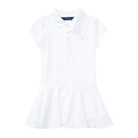 25SS [키즈] 랄프 로렌 원피스 312624740003 WHITE