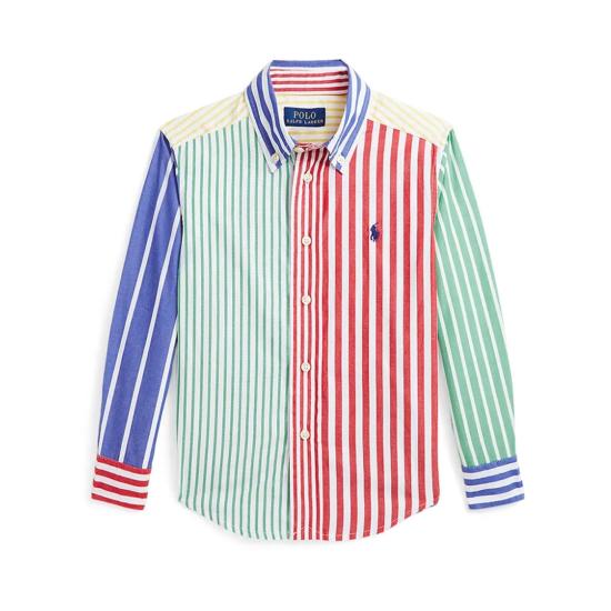 25SS [키즈] 랄프 로렌 셔츠 322958467001 MULTI STRIPE