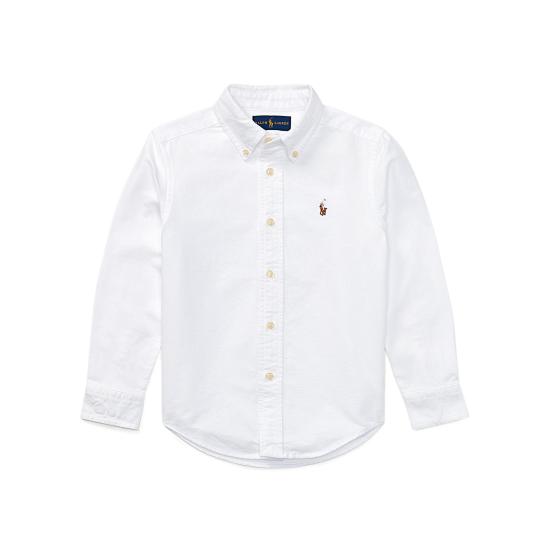 25SS [키즈] 랄프 로렌 셔츠 322819238001 WHITE