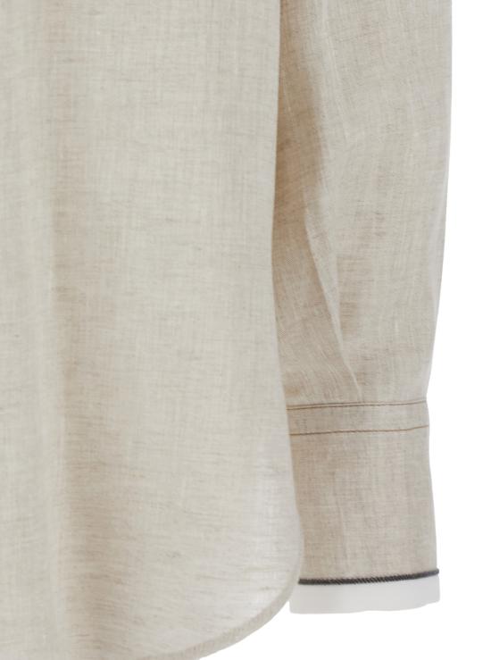25SS 브루넬로 쿠치넬리 셔츠 MM633RD646C200 Beige - BRUNELLO CUCINELLI