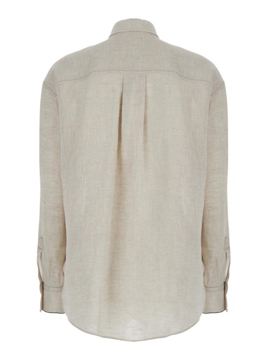 25SS 브루넬로 쿠치넬리 셔츠 MM633RD646C200 Beige - BRUNELLO CUCINELLI