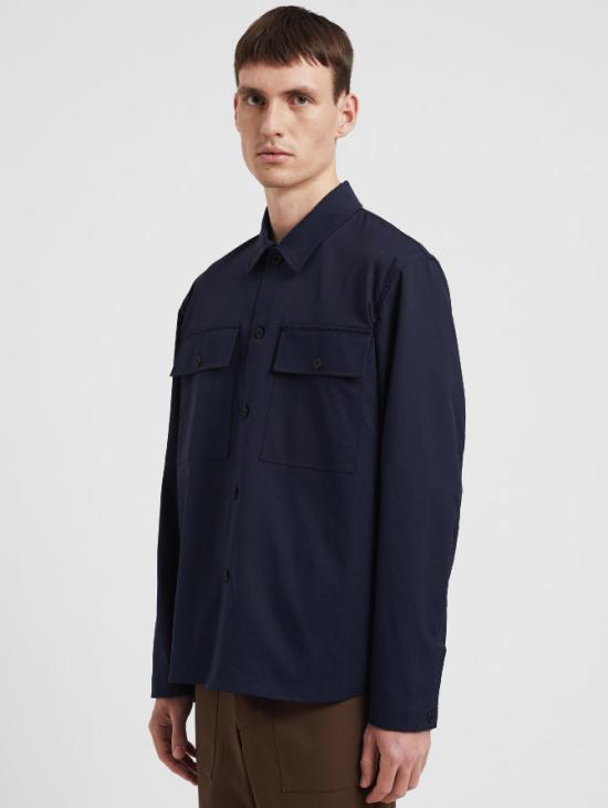 25SS 노스프로젝트 긴팔 셔츠 N50 02707004dark navy - NORSE PROJECTS