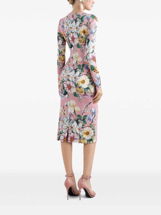  돌체앤가바나 미디 원피스 F6GAVTFSA7GHF5JC Pink - DOLCE & GABBANA