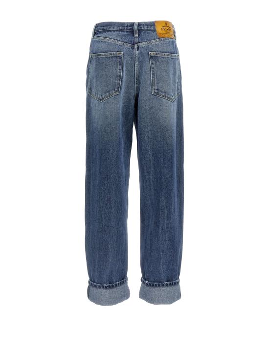 25SS 프라다 스트레이트 팬츠 GFP522 S OOO 16PKF0V3N Blue - PRADA