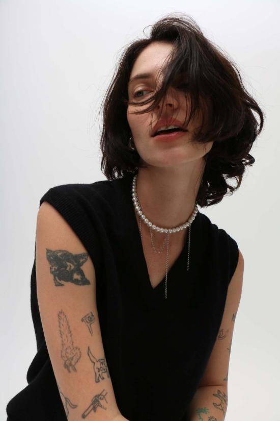  익스트림캐시미어 베스트 익스트림 캐시미어 스펜서  레이븐 - EXTREME CASHMERE