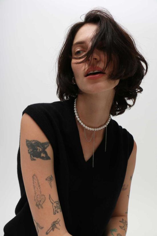  익스트림캐시미어 베스트 익스트림 캐시미어 스펜서  레이븐 - EXTREME CASHMERE