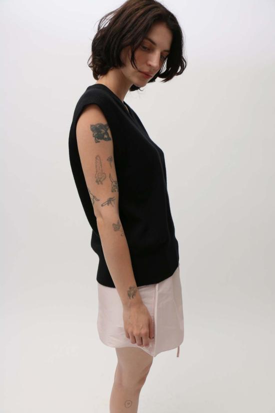  익스트림캐시미어 베스트 익스트림 캐시미어 스펜서  레이븐 - EXTREME CASHMERE