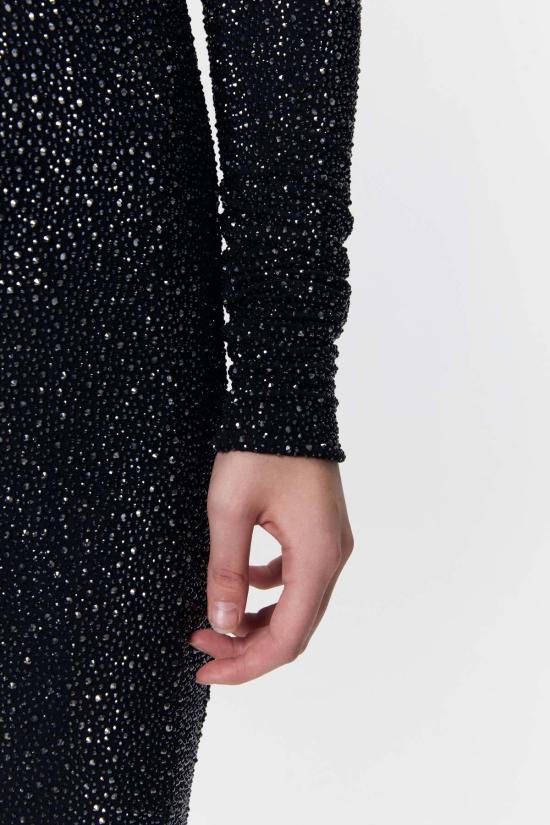  모노수트 롱 원피스 모노슈트 스타리 드레스 블랙 - MONOSUIT