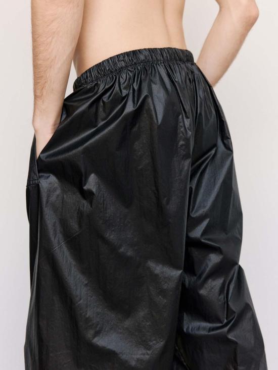  가브리엘라 콜 가먼츠 스트레이트 팬츠 Gabriela Coll Garments No.287 테크니컬 플랩 포켓 바지 블랙 - GABRIELA COLL GARMENTS