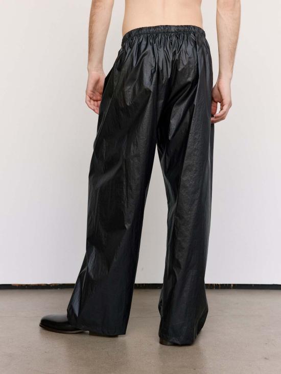  가브리엘라 콜 가먼츠 스트레이트 팬츠 Gabriela Coll Garments No.287 테크니컬 플랩 포켓 바지 블랙 - GABRIELA COLL GARMENTS