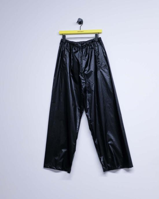  가브리엘라 콜 가먼츠 스트레이트 팬츠 Gabriela Coll Garments No.287 테크니컬 플랩 포켓 바지 블랙 - GABRIELA COLL GARMENTS