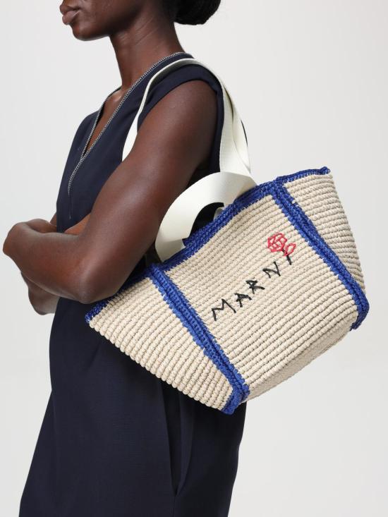 24FW 마르니 숄더백 SHMP0121L0P6769 ZO827 White - MARNI