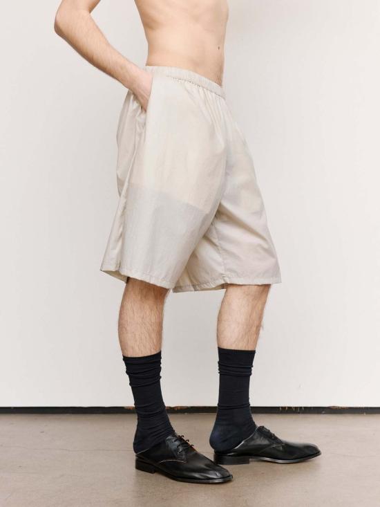  가브리엘라 콜 가먼츠 숏팬츠 Gabriela Coll Garments No.259 테크니컬 숏 트라우저 스톤