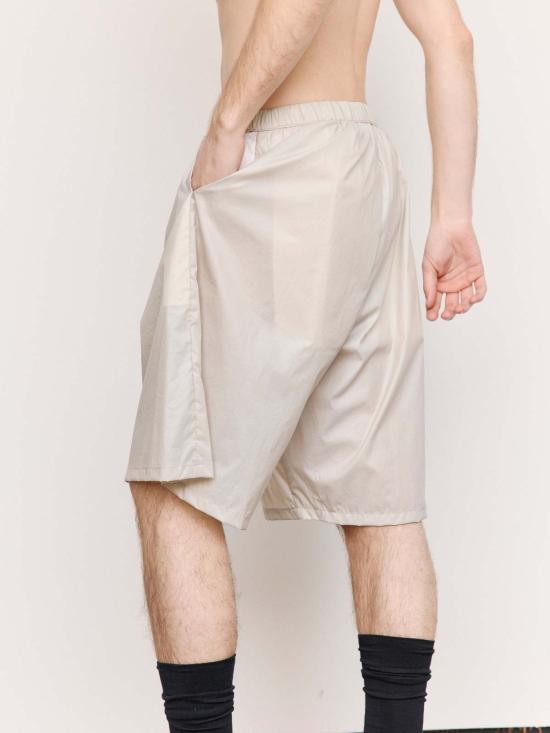  가브리엘라 콜 가먼츠 숏팬츠 Gabriela Coll Garments No.259 테크니컬 숏 트라우저 스톤 - GABRIELA COLL GARMENTS