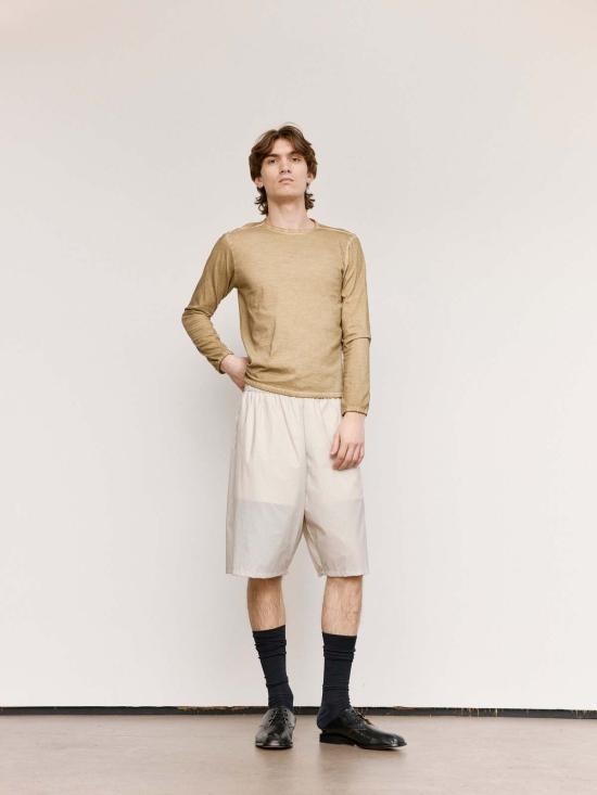  가브리엘라 콜 가먼츠 긴팔 티셔츠 Gabriela Coll Garments No.87  오프 그린 - GABRIELA COLL GARMENTS