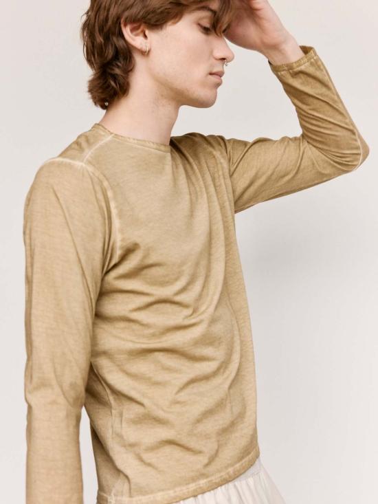  가브리엘라 콜 가먼츠 긴팔 티셔츠 Gabriela Coll Garments No.87  오프 그린 - GABRIELA COLL GARMENTS