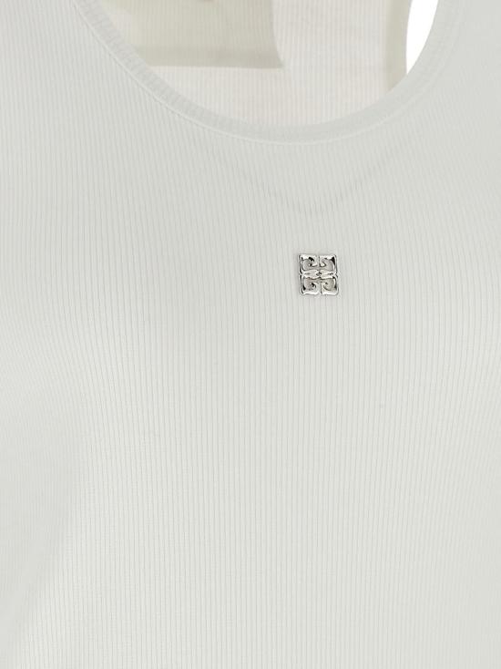  지방시 민소매 티셔츠 BW70CH3YQS100 WHITE - GIVENCHY