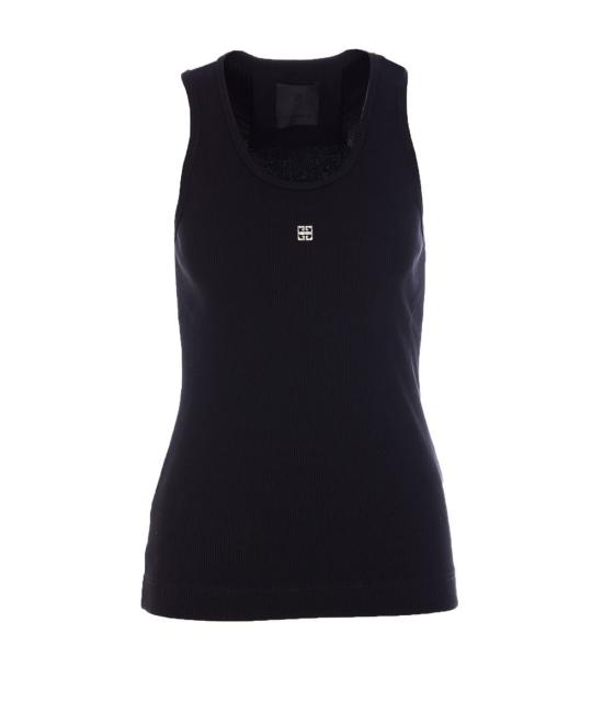 25SS 지방시 민소매 티셔츠 BW70CH3YQS001 Black