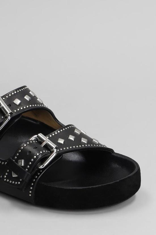 25SS 이자벨마랑 뮬/슬리퍼 413725 SD0118FA C1B04S Black - ISABEL MARANT