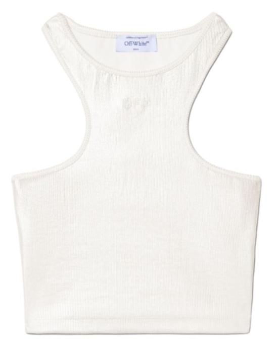 25SS 오프화이트 반팔 티셔츠 OWAD086S25 JER0017201 Silver - OFF WHITE