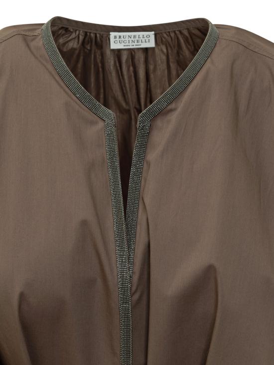 25SS 브루넬로 쿠치넬리 원피스 M0H93AHB81 C8705 CHOCOLATE - BRUNELLO CUCINELLI