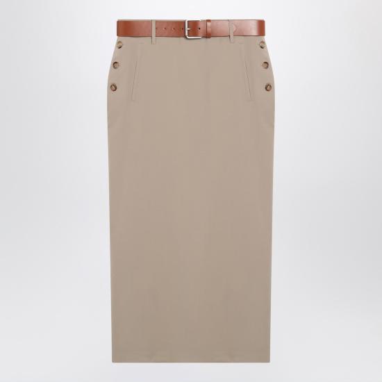 25SS 모스키노 롱 스커트 V01040517 Beige