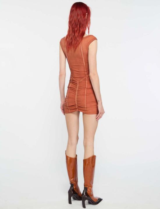  노올스 숏 원피스 Knwls 고스트 드레스 녹 - KNWLS