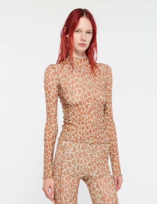  노올스 긴팔 티셔츠 Knwls Halcyon Top Scorched Flower