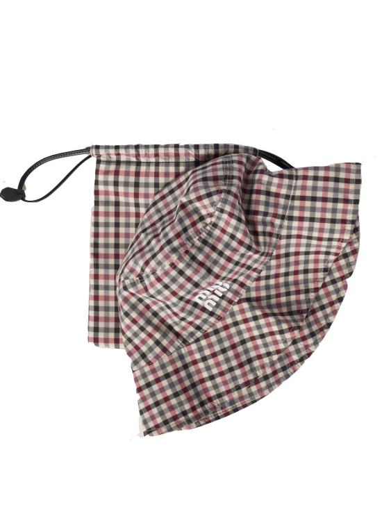 25SS 미우미우 버킷햇 5RM0482CVG F0R03 GESSO AMARANTO