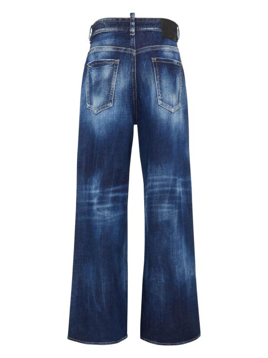 25SS 디스퀘어드2 스트레이트 팬츠 S75LB1038S30664 470 NAVY BLUE - DSQUARED2