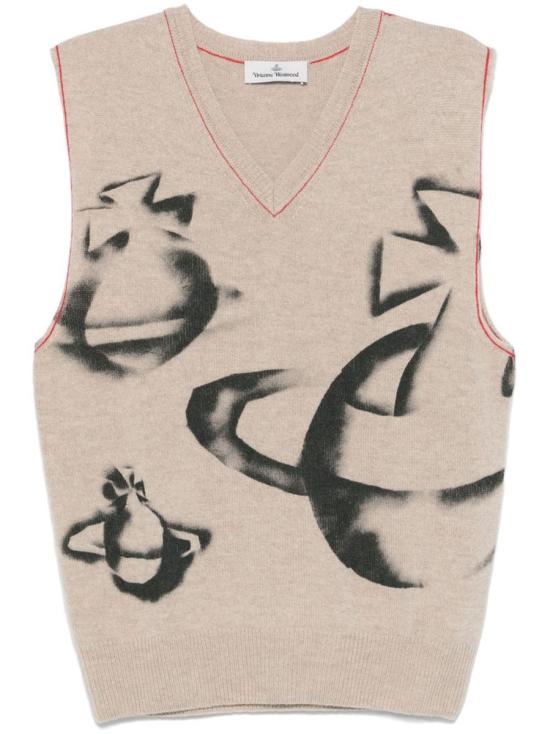 25SS 비비안웨스트우드 니트 베스트 2701002A Y0018 A410 Beige