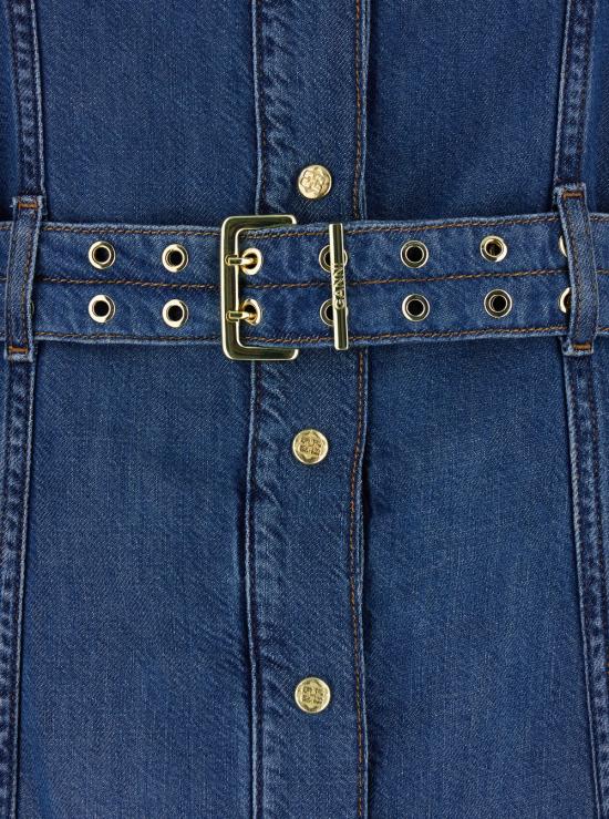 25SS 가니 롱 원피스 J1611567 Blu - GANNI