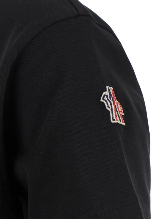  몽클레어 엠보스드 로고 코튼 티셔츠 8C0000983927999 Black - MONCLER