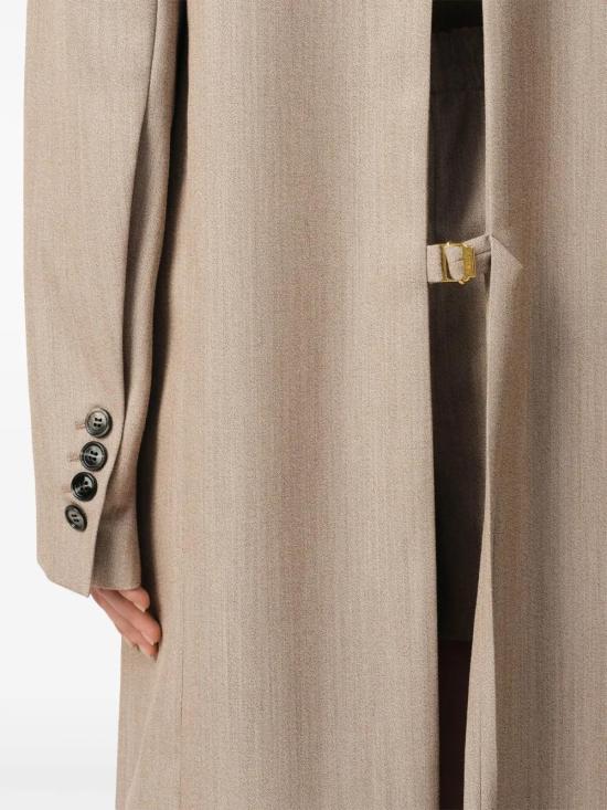  아미 코트 E25FCO011WV0065 beige - AMI