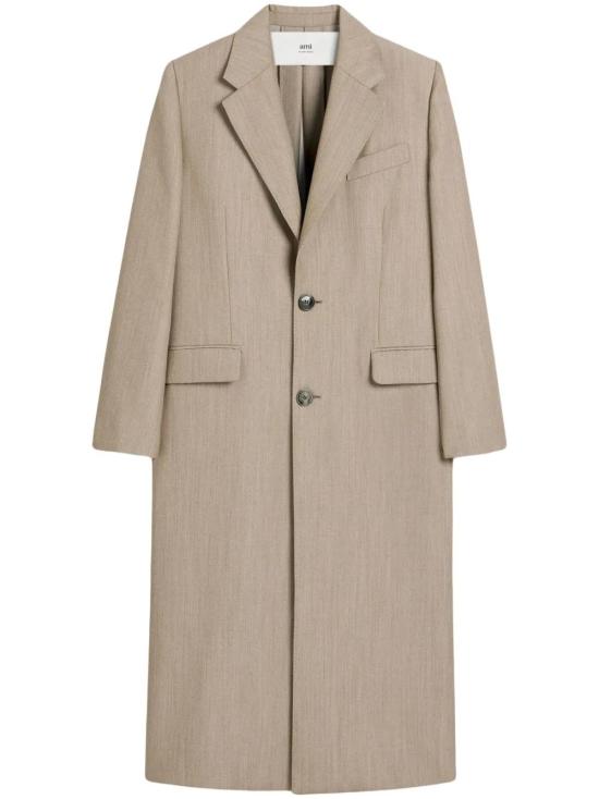  아미 코트 E25FCO011WV0065 beige